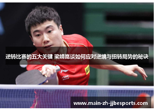 逆转比赛的五大关键 梁靖崑谈如何应对逆境与扭转局势的秘诀